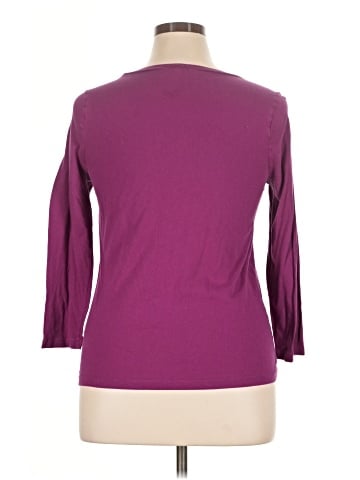J.Crew Factory Store 3/4 Sleeve T-Shirt (view 2)