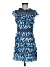 L.K. Collection Blue Cocktail Dress Size S - photo 1