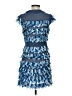 L.K. Collection Blue Cocktail Dress Size S - photo 2