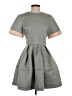 ASOS 100% Polyester Argyle Gray Cocktail Dress Size 4 - photo 1