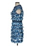 L.K. Collection Blue Cocktail Dress Size S - photo 5