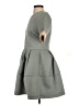 ASOS 100% Polyester Argyle Gray Cocktail Dress Size 4 - photo 5