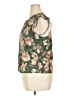 Unbranded 100% Polyester Floral Green Short Sleeve Blouse Size XL - photo 5