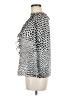 J.Crew 100% Polyester Hearts White Silver 3/4 Sleeve Blouse Size M - photo 5