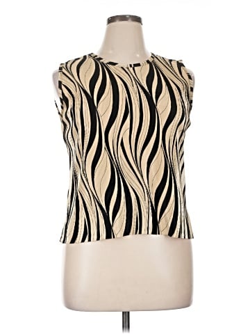 Plisse Sleeveless T-Shirt (view 1)
