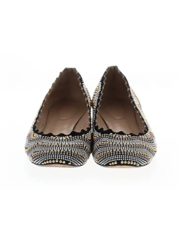 Chloé Suede Studded Scalloped Lauren Ballet Flats (view 2)