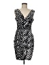 INTERMISSION Chevron-herringbone Black Cocktail Dress Size 8 - photo 1