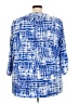 By Design Blue 3/4 Sleeve Blouse Size 3X - photo 2