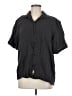Rag & Bone Black Short Sleeve Button-Down Shirt Size M - photo 1