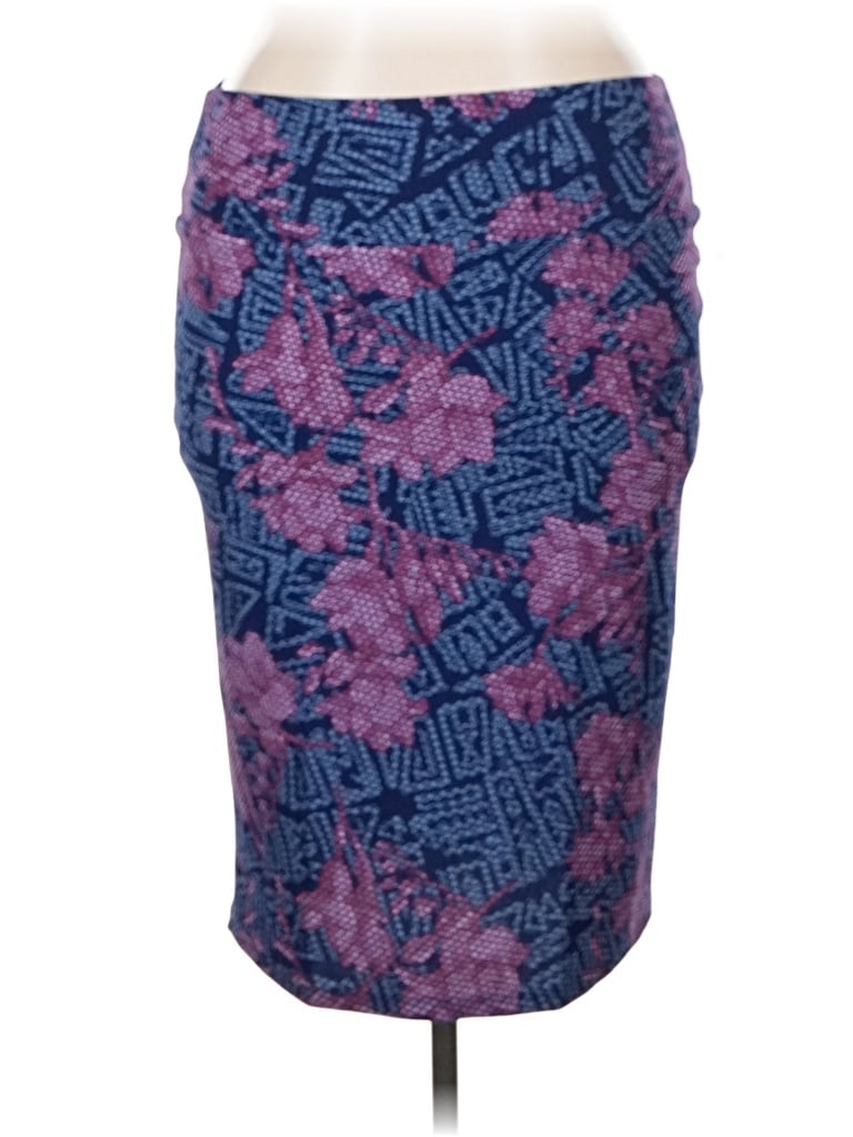 Pre-owned Lularoe Casual Skirt In Purple