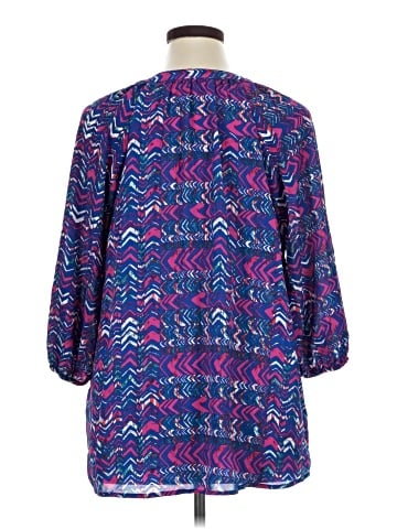 Signature Studio 3/4 Sleeve Blouse (view 2)