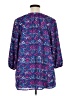 Signature Studio 100% Polyester Blue 3/4 Sleeve Blouse Size XL - photo 2
