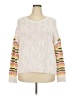 Tribal Color Block White Pullover Sweater Size XXL - photo 1