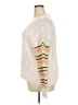 Tribal Color Block White Pullover Sweater Size XXL - photo 5