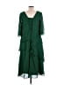 Unbranded 100% Polyester Green Cocktail Dress Size 12 - photo 2