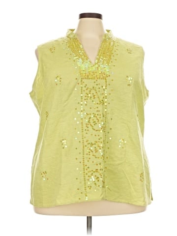 Carole Little Sleeveless Silk Top (view 1)