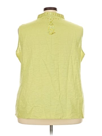 Carole Little Sleeveless Silk Top (view 2)