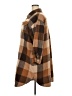 Unbranded 100% Polyester Plaid Brown Coat Size XXXL - photo 5