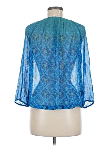 Sundance 3/4 Sleeve Silk Top (view 2)