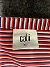 CAbi 100% Polyester Stripes Burgundy Long Sleeve Blouse Size XL - photo 7
