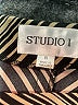 Studio I 100% Polyester Chevron-herringbone Brown Casual Dress Size 8 - photo 7