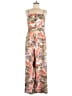Kate and Lily 100% Polyester Tropical Brown Orange Jumpsuit Size 8 - photo 1