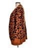 Blushing Heart Animal Print Orange Cardigan Size L - photo 5