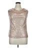 Grace Karin Silver Sleeveless Blouse Size XL - photo 1
