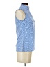 J. McLaughlin Blue Sleeveless Blouse Size XS - photo 4