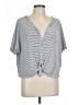 Aura Gray Short Sleeve Henley Size L - photo 1
