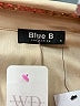 Blue B 100% Polyester Gold Long Sleeve Blouse Size S - photo 7