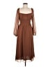 Wilfred 100% Polyester Brown Casual Dress Size M - photo 1