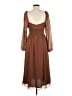 Wilfred 100% Polyester Brown Casual Dress Size M - photo 2
