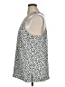 Banana Republic 100% Polyester Silver Sleeveless Blouse Size XL - photo 5