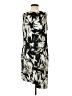 prologue 100% Polyester Graphic Black Casual Dress Size S - photo 1