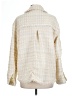 Lulus 100% Polyester Tweed Ivory Coat Size L - photo 2