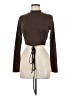 Ambiance Brown Long Sleeve Top Size M - photo 1