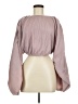 Missguided Pink Long Sleeve Blouse Size 8 - photo 1
