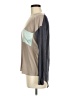 Dolan Color Block Gray Long Sleeve Top Size M - photo 5
