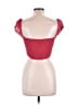 White Fox Red Short Sleeve Top Size L - photo 2