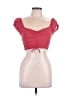 White Fox Red Short Sleeve Top Size L - photo 1