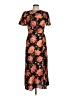 Sugarlips 100% Polyester Floral Black Casual Dress Size M - photo 1