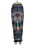 Elevenses Print Blue Casual Pants Size 2 - photo 1