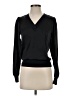 Express 100% Polyester Black Long Sleeve T-Shirt Size XXS - photo 1