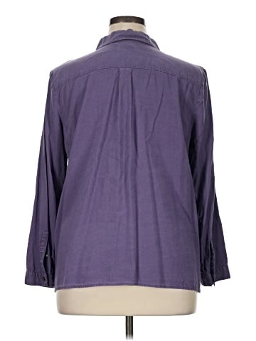 J.Jill 3/4 Sleeve Button-Down Shirt (view 2)