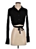 Something Navy Black Cardigan Size S - photo 1