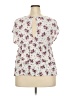 Torrid 100% Rayon Ivory Short Sleeve Blouse Size 2X Plus (2) - photo 2