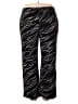 JM Collection Animal Print Black Active Pants Size XL - photo 1