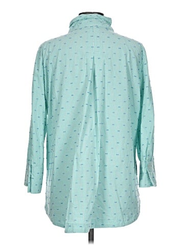 Appleseeds 3/4 Sleeve Button-Down Shirt (view 2)