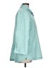 Appleseeds Teal 3/4 Sleeve Button-Down Shirt Size L - photo 4